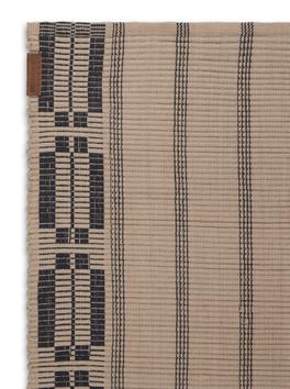 Lexington Gulvteppe Striped Økologisk-Bomull brun-svart (588-10008093-70x130)