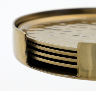 House Doctor Hammer Coasters Golden 4stk (151-900000892)