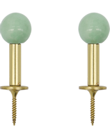 House Doctor Ball Knagg Aqua 2stk