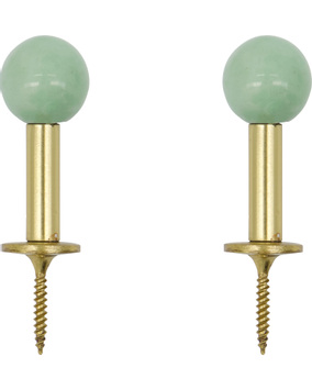 House Doctor Ball Knagg Aqua 2stk