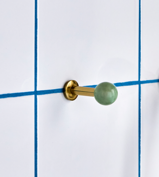 House Doctor Ball Knagg Aqua 2stk (151-900000430)