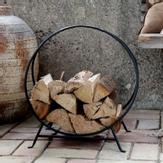 Chic Antique Vedstativ Jern sort Ø50 (529-64095325)