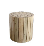 Chic Antique Taburett Eukalyptustre H30 (529-41071600)