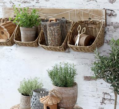 Chic Antique Knaggrekke med kurver L95