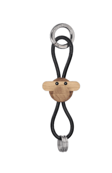 Kay Bojesen Nøkkelring Ape sort/ teak (521-39806)