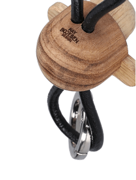 Kay Bojesen Nøkkelring Ape sort/ teak (521-39806)