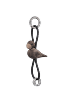 Kay Bojesen Nøkkelring Fugl sort/røkt eik