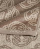 GANT Monogram Håndkle Taupe Beige
