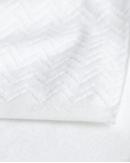 GANT Herringbone Håndkle Fiskeben Hvit (589-852015003-110)