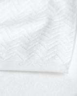 GANT Herringbone Håndkle Fiskeben Hvit