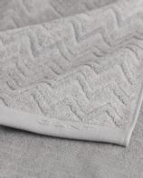 GANT Herringbone Håndkle Fiskeben Concrete-Grey