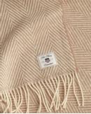 GANT Herringbone Ullpledd Taupe-Beige 130x200 (589-853104602-259)
