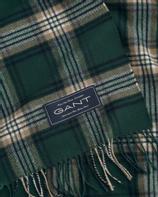 GANT Pledd Merinoull Tartan-Green 130x180