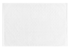 GANT Herringbone Badematte Hvit Fiskeben_60x90