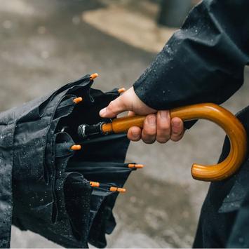 Gustbuster classic orkanparaply sort (823-33-012)