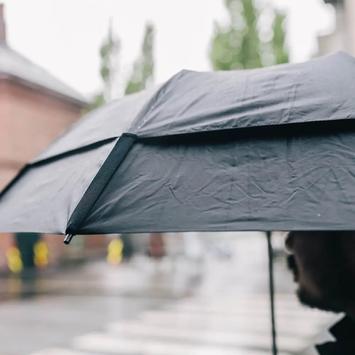 Gustbuster sammenleggbar orkanparaply sort (823-33-003)