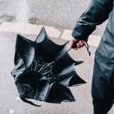 Gustbuster sammenleggbar orkanparaply sort (823-33-003)