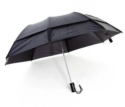 Gustbuster sammenleggbar orkanparaply sort (823-33-003)