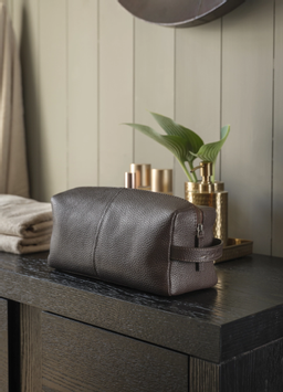 Halvor Bakke Ballito Toalettmappe skinn brun