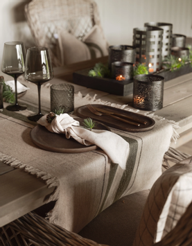 Halvor Bakke Vivero Bordløper ullblanding grønn_50x140