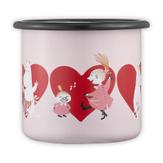 Mummi Emaljekopp Hjerte Rosa 2,5dl (489-6416114972494)