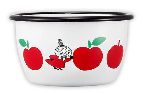 Mummi Emaljebolle Epler Rød 3dl (489-6416114972791)