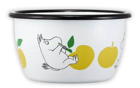 Mummi Emaljebolle Epler Gul 3dl (489-6416114972807)