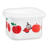 Mummi Emaljeboks m/ lokk Epler Rød 6, 7dl (489-6416114972876)