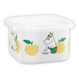 Mummi Emaljeboks m/ lokk Epler Gul 1L (489-6416114972883)