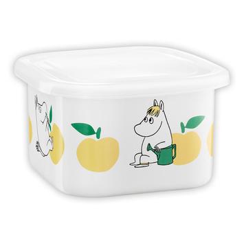 Mummi Emaljeboks m/ lokk Epler Gul 1L (489-6416114972883)