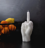 CandleHand Lys F*ck You Hvit (824-fck-white)