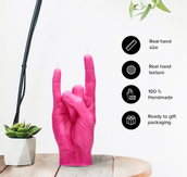 CandleHand Lys You Rock Rosa (824-rck-pink)