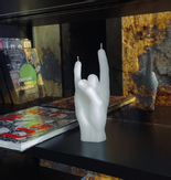 CandleHand Lys You Rock Hvit (824-rck-white)