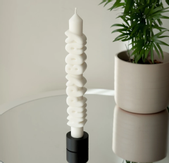 CandleHand Stearinlys Happy Bday Hvit (824-tp-hap-white)