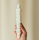 CandleHand Stearinlys Congrats Hvit (824-tp-con-white)