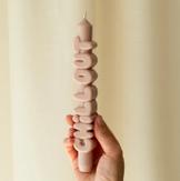 CandleHand Stearinlys Chill Out Krem (824-tp-chl-cream)