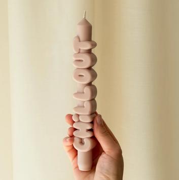 CandleHand Stearinlys Chill Out Krem (824-tp-chl-cream)