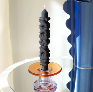 CandleHand Stearinlys Hey Sexy Sort (824-tp-hey-black)