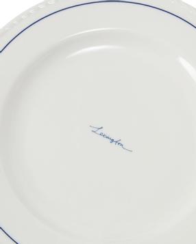 Lexington Porcelaine Tallerkner Blå Ø22_4pk (588-10008113-1730)