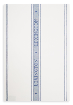 Lexington Icons Kjøkkenhåndkle Jacquard Hvit-Blå 50x70