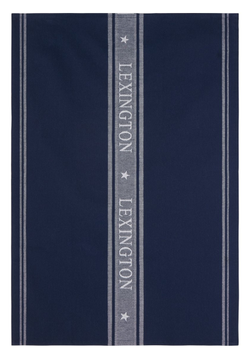 Lexington Icons Kjøkkenhåndkle Jacquard DressBlue-Hvit 50x70