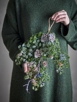 Bloomingville Cedar Veggdekorasjon Grønn 46cm