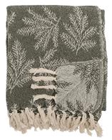 Bloomingville Gabriela Pledd Resirkulert-Bomull Grønn_130x160