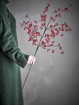 Bloomingville Kunstig Gren Røde bær_H91,5