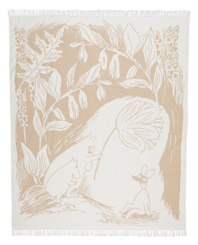 Mummi Arabia Bomullspledd Beige 130x170