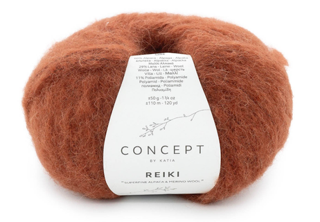 Katia Reiki Pastell-Oransje 119,  50g (766-1344-119)