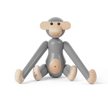 Kay Bojesen Ape Mini Grå H9,5 (521-39800)