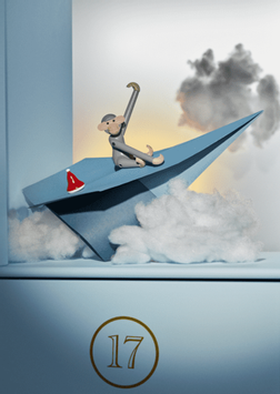 Kay Bojesen Ape Mini Grå H9,5 (521-39800)