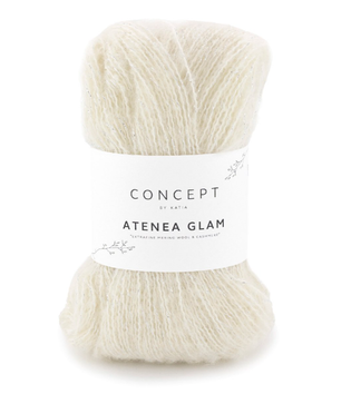 Katia Atenea-Glam Ecru-Silver 100, 25g