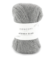 Katia Atenea-Glam Grå-Silver 101, 25g
